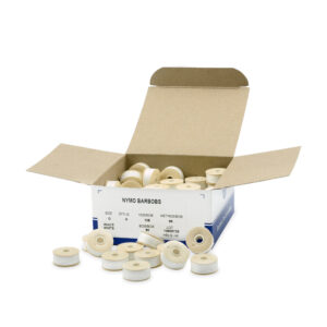 Nymo Thread, Size O, 0.15 mm / .006 in, 82.3 m / 90 yd / White, 80 pc