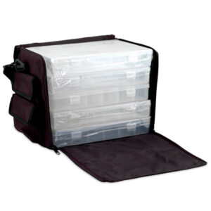 5 Storage Box Organizer with Fabric Case