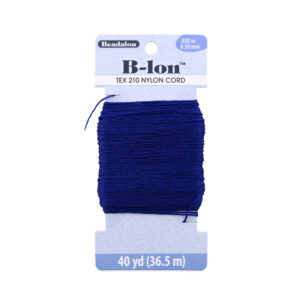 B-LON Cord, TEX 210, .020 in / 0.50 mm, Capri Blue, 40 yd / 36.5 m