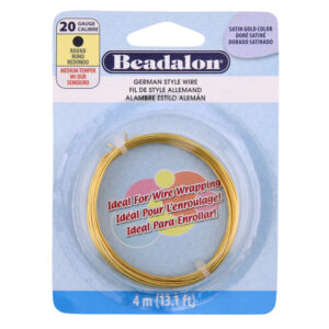 German Style Wire - Satin Gold Color