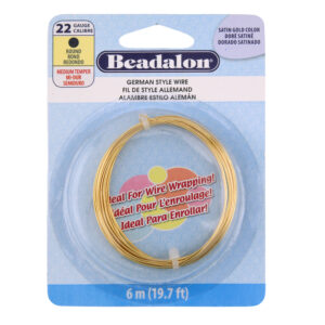 German Style Wire - Satin Gold Color