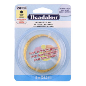 German Style Wire - Satin Gold Color