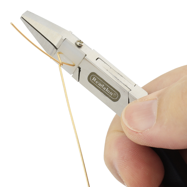 Professional Series Nylon Inner Jaw Flat Nose Pliers, Lime Green Vinyl-Free Grips, Stainless Steel, Box Joint, Double Leaf Springs, 5.75 in / 14.6 cm - Image 4