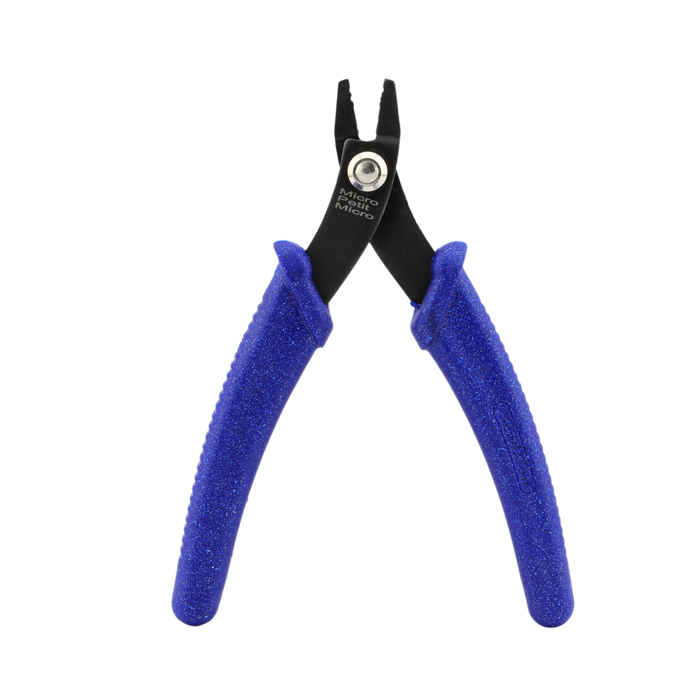 Classic Series Glimmer Crimper Tool MICRO, Blue Speckle Vinyl-Free Grips, Rivet Joint, Single Leaf Spring, 5.25 in / 13.3 cm - Image 4