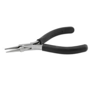 Econo Series Round Nose Pliers, Black Vinyl-Free Grips, Steel Box Joint, Double Leaf Springs, 5 in / 12.7 cm