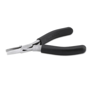 Econo Series Flat Nose Pliers, Black Vinyl-Free Grips, Steel Box Joint, Double Leaf Springs, 5 in / 12.7 cm