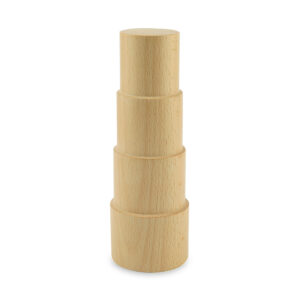 Stepped Bangle Bracelet Mandrel, 2 in, 50 mm / 2.25 in, 56.5 mm / 2.5 in, 62.5 mm / 2.75 in, 69 mm / diameter, 8 in, 20.3 cm / tall
