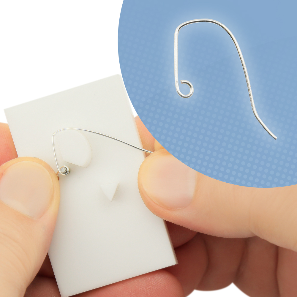 Findings Forms, Right Angle Ear Wire Jig, Loop Size 1.5 mm / .059 in, 1 pc