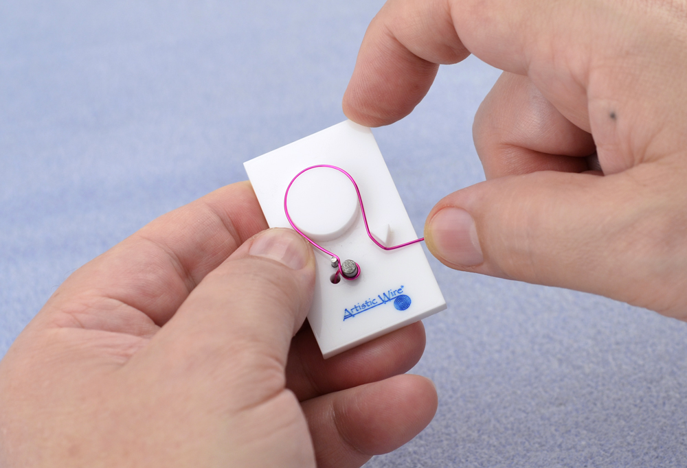 Findings Forms, Round Ear Wire Jig, 1 pc - Image 3