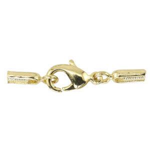 EZ Crimp - Gold Color - Lobster, 3 Sets