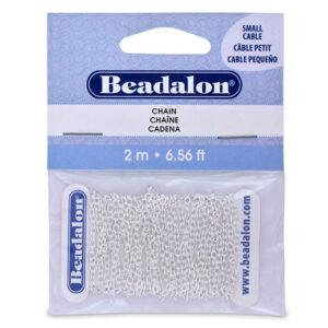 Chain - Silver Plated - Small Cable, 2 m