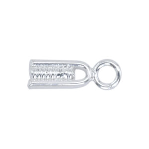 EZ Crimp - Silver Plated - End/Ring, 10 pc