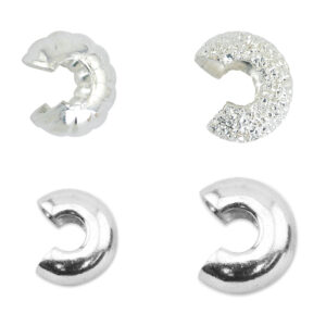 Crimp Covers - Silver Plated