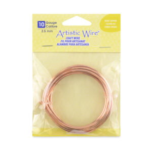 Artistic Wire - Standard Colors - Bare Copper - 10 ga, Coil - 5 ft