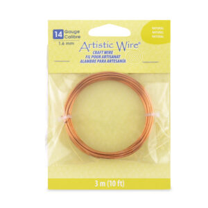 Artistic Wire - Standard Colors - Natural - 14 ga, Coil - 10 ft