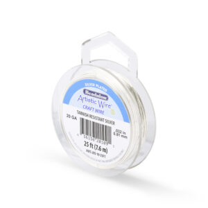 Artistic Wire - Silver Plated Colors - Tarnish Resistant Silver - 20 ga, Retail Spool