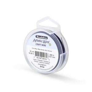 Artistic Wire - Standard Colors - Dark Blue - 24 ga, Retail Spool