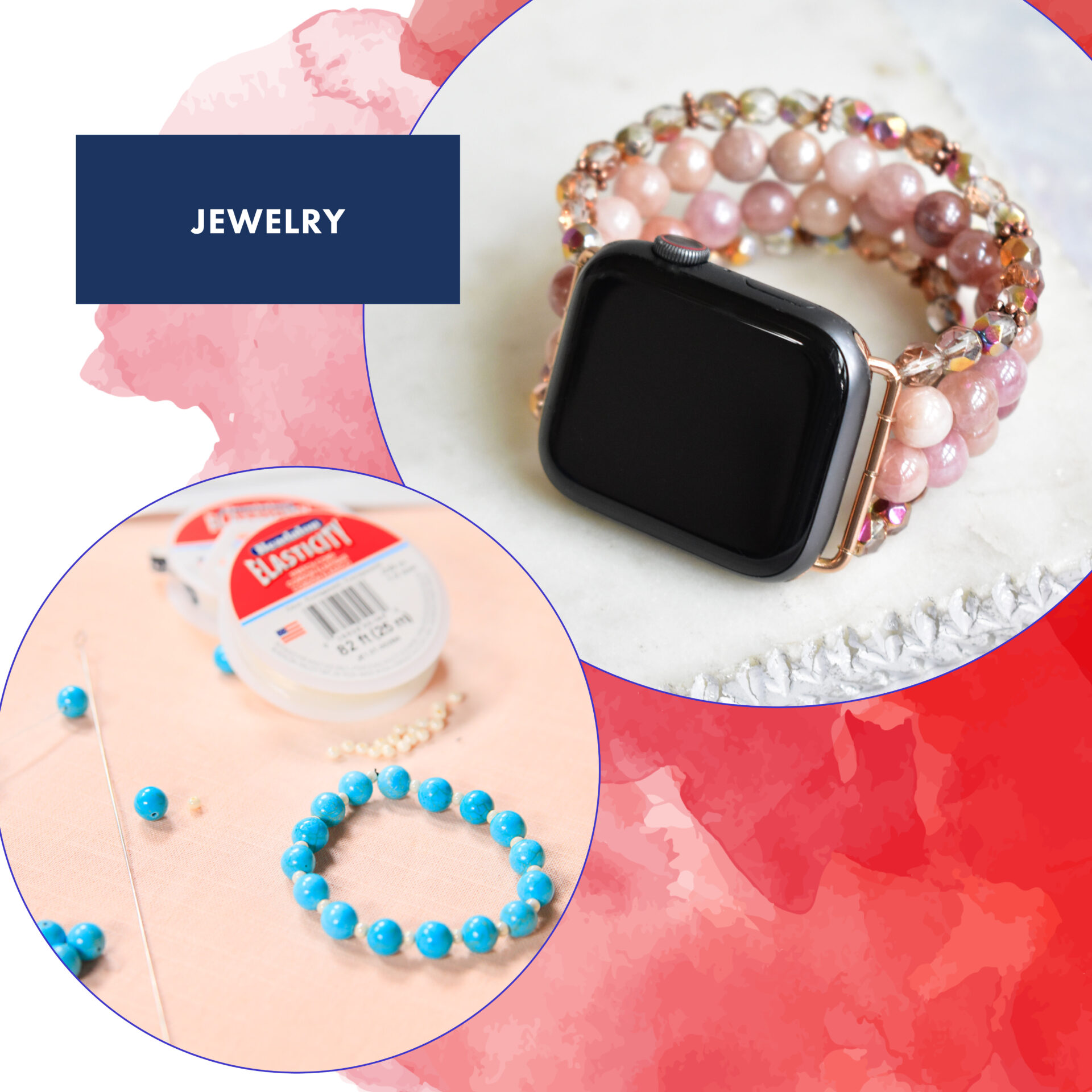 Elasticity Stretch Cord - Satin Silver - Image 5