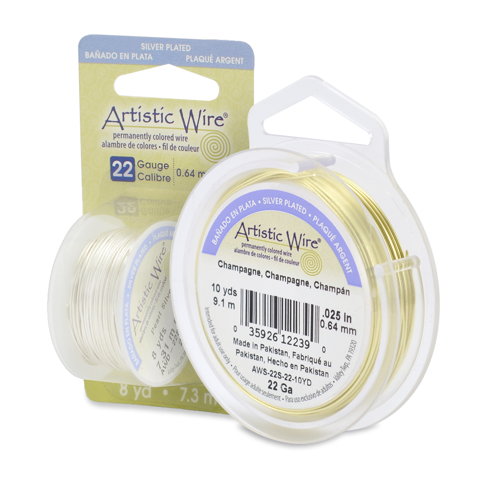 Artistic Wire - Silver Plated Colors - Peach