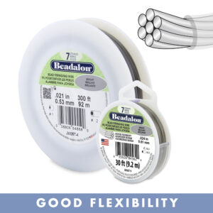 7 Strand Bead Stringing Wire - Black