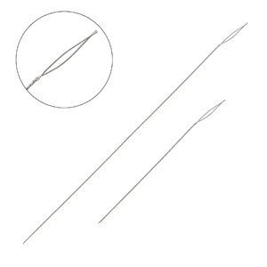 Collapsible Eye Needles