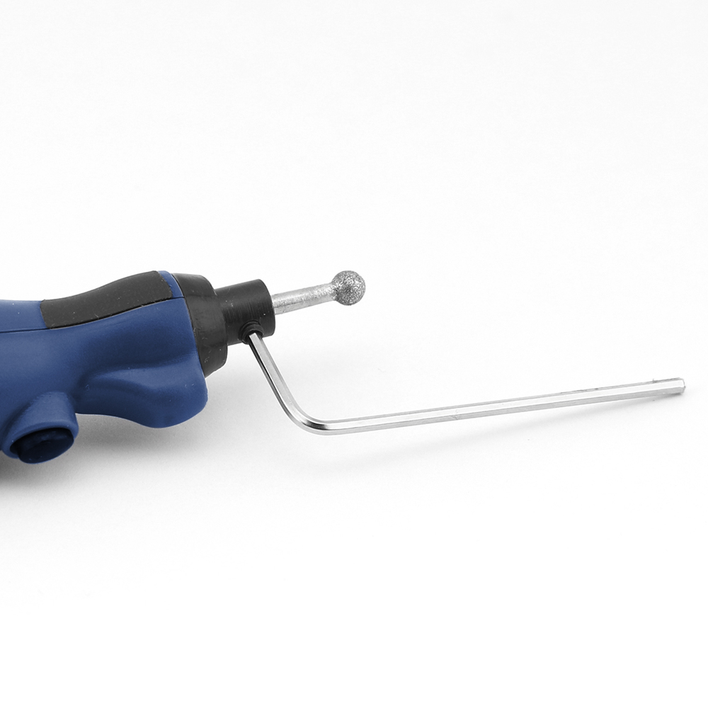 Micro Engraver Tool with LED Light, 1 mm / 0.04 in and 4 mm / 0.16 in, Tips, 1 Allen Wrench, Requires 2 AAA Batteries not included - Image 4