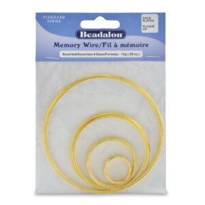 Memory Wire - Steel - Gold Color