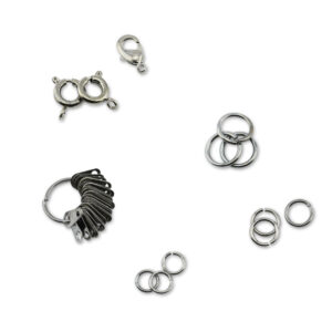 Findings Variety Packs - Hematite Color - Jump/Spring/Lobster/Tag