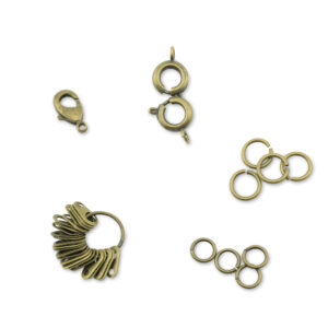 Findings Variety Packs - Antique Brass Color - Jump/Spring/Lobster/Tag