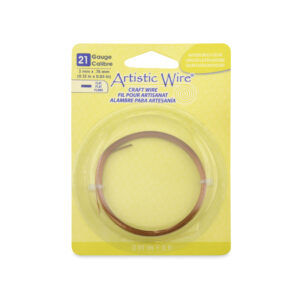 Artistic Wire - Flat - Antique Brass Color - 3 mm