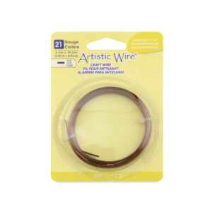Artistic Wire - Flat - Antique Brass Color - 5 mm