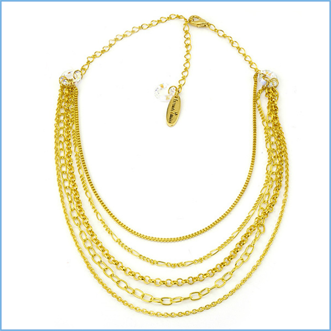 Golden Nestled Necklace